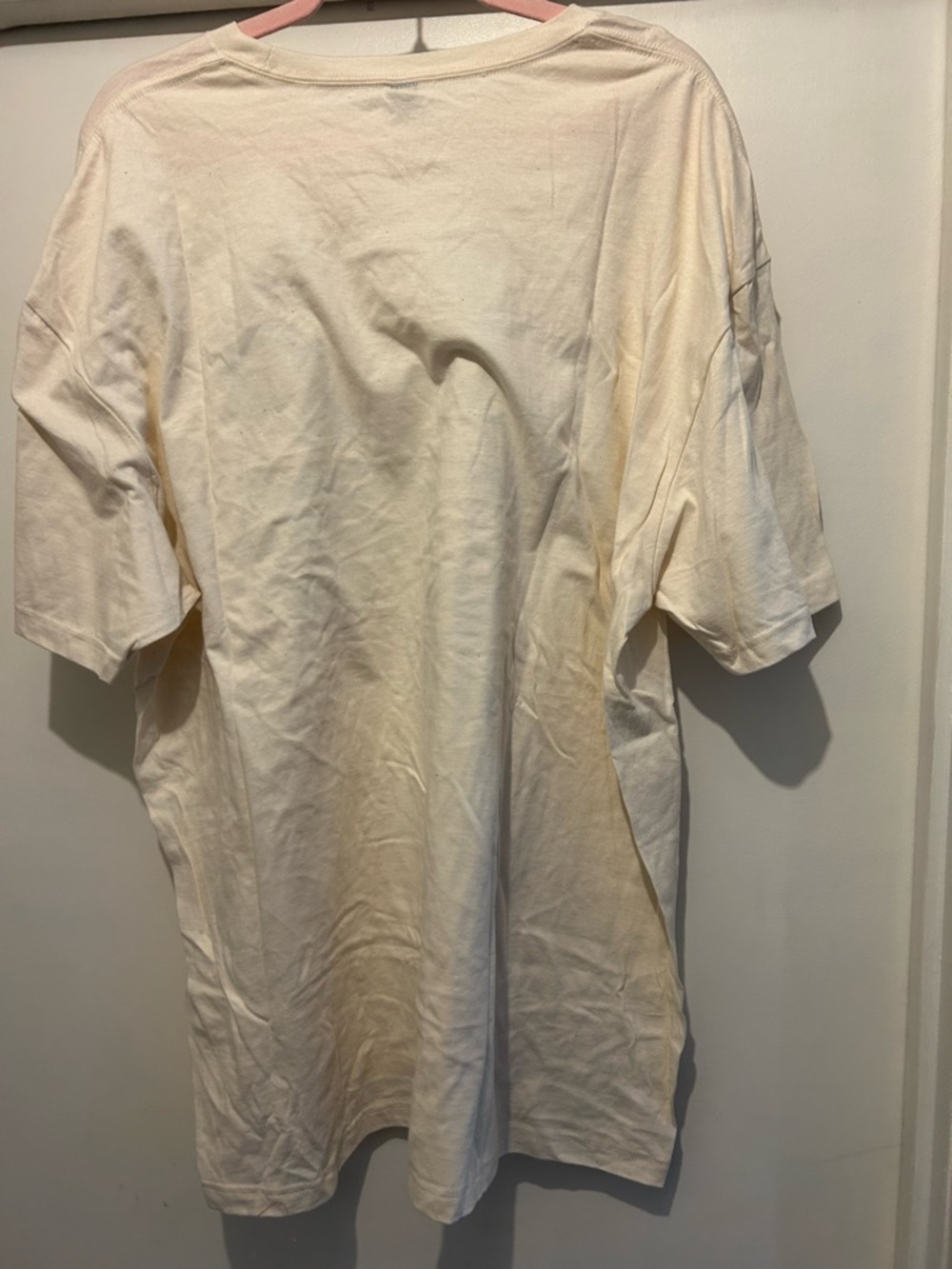 Gildan White Short Sleeve Tee with Colorful Butterfly and Text - Picture 3 of 3